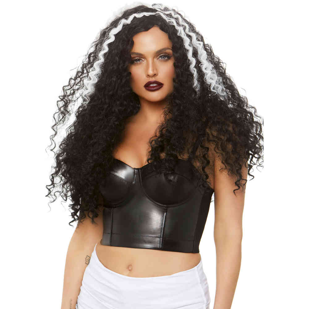 Leg Avenue - Long Curly Wig - Black